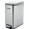 Lixeira com Pedal 5 Litros Inox Tampa Basculante Vonder - 1
