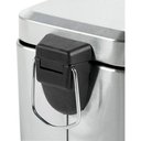Ver imagem 3 de Lixeira com Pedal 5 Litros Inox Tampa Basculante Vonder
