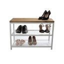 Ver imagem 2 de Sapateira Banco Strassis Design Sd-5001-69 Branca