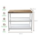 Ver imagem 7 de Sapateira Banco Strassis Design Sd-5001-69 Branca