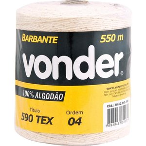 Barbante Algodao 4x8 270 Metros - Vonder