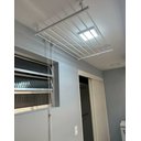 Ver imagem 4 de Varal de Teto Tradicional 150cm X 80cm com Manivela:branco