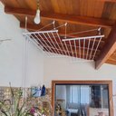 Ver imagem 6 de Varal de Teto Tradicional 150cm X 80cm com Manivela:branco