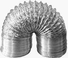 Duto Flexivel Aluminizado (Rolo c/5 metros) - 6 Pol. - 150mm - 3