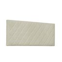 Ver imagem 1 de Cabeceira Painel Dubai Solteiro 90cm Corino Bege