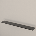 Ver imagem 2 de 1 Prateleira Mdf Preto Tx 90x20 com Suporte Invisível