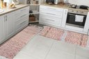 Ver imagem 1 de Jogo Mexicano Passadeira Cozinha Lavabo Kit 3 Pçs Modelos Tons Marrons