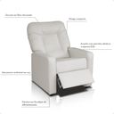 Ver imagem 2 de Poltrona Reclinável Soft que Envolve Seu Corpo Alivia o Cansaço do Dia e Transforma Qualquer Momento