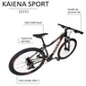 Bicicleta Caloi Kaiena Sport 2020 aro 29 Freio Hidráulico - Preto - P - 7