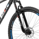Ver imagem 5 de Bicicleta GTS aro 29 Freio a disco Câmbio MX7 21 Marchas | GTS M1 OBSTACULO 2.0 - 19 - Preto / Azul