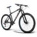 Ver imagem 3 de Bicicleta GTS aro 29 Freio a disco Câmbio MX7 21 Marchas | GTS M1 OBSTACULO 2.0 - 19 - Preto / Azul