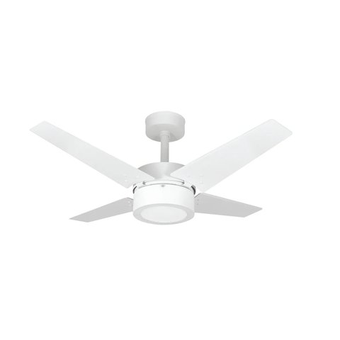 Ventilador de Teto Infinity Linea LED 3000K Branco 4 Pás 110 V + Controle 1054