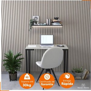 Aparador Mesa Estilo Industrial Pés Niveladores