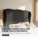 Ver imagem 2 de Cabeceira Cama Box King 195 cm Atria Bouclê B05 - D'Rossi
