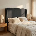 Ver imagem 1 de Cabeceira Cama Box King 195 cm Atria Bouclê B05 - D'Rossi