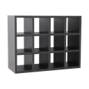 Ver imagem 6 de Nicho Toalheiro 12 Espaços Salão de Beleza, Barbeiro, Cabelo - Preto - Cód.812