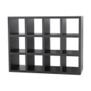 Ver imagem 4 de Nicho Toalheiro 12 Espaços Salão de Beleza, Barbeiro, Cabelo - Preto - Cód.812