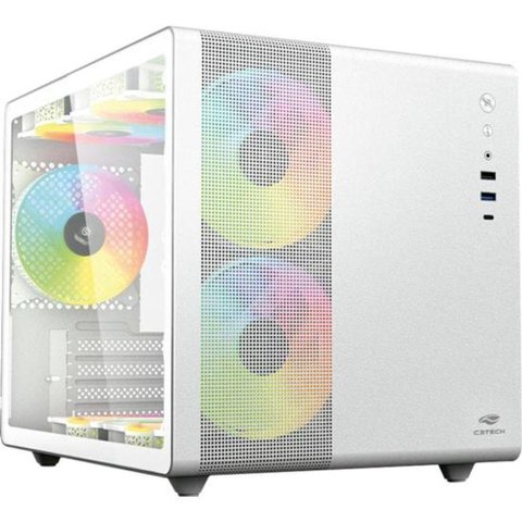 Gabinete Gamer C3tech Aquarius Mt-g710 sem Fans Branco