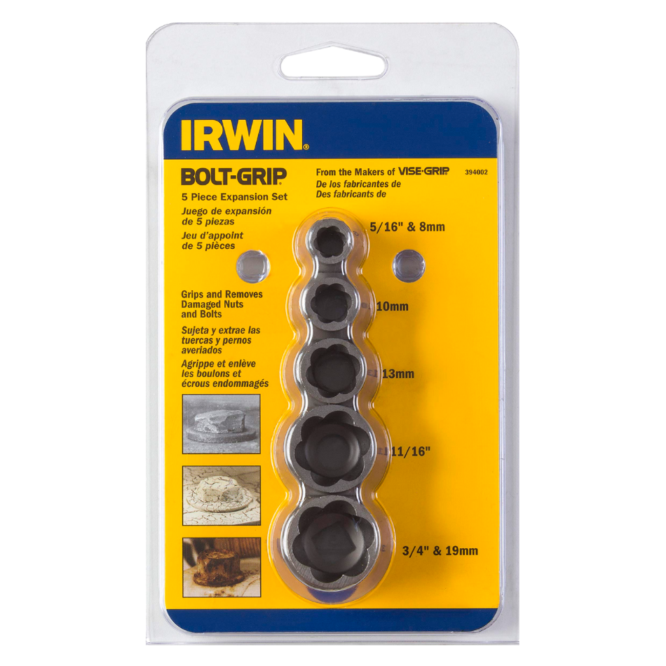 Kit Extratores Para Parafusos E Porcas Com 5 Peças Irwin