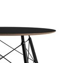 Ver imagem 7 de Conjunto Mesa Redonda Eames Black 90cm + 4 Cadeiras Paris Rattan Sala Cozinha Jantar La Mobilia