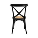 Ver imagem 5 de Conjunto Mesa Redonda Eames Black 90cm + 4 Cadeiras Paris Rattan Sala Cozinha Jantar La Mobilia