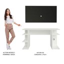 Ver mais imagens de Mesa para Computador Gamer Madesa 9409 e Painel para Tv até 50 Polegadas - Branco/preto