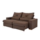Ver imagem 2 de Sofa Veneza 2.50 Nobly Veludo Marrom