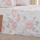 Ver imagem 5 de Jogo de Cama Casal 4 Pçs 200 Fios 100% Algodão 140x190x35cm Aquarelle