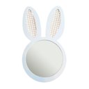 Ver imagem 1 de Espelho Decorativo Infantil 43x44cm Branco Lebre