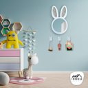 Ver imagem 5 de Espelho Decorativo Infantil 43x44cm Branco Lebre