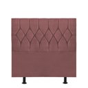 Ver imagem 1 de Cabeceira Estofada Istambul Capitonê 100cm Solteiro Box Quarto Suede Rose Gold - Gat Magazine
