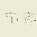 Ver imagem 5 de Acabamento Registro 1/2, 3/4 e 1 Minimal Classic 25074 Meber