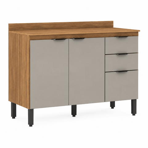 Balcão Firenze – 3 Portas/2 Gavetas – 120cm