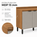 Ver imagem 6 de Balcão Firenze – 3 Portas/2 Gavetas – 120cm