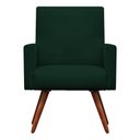 Ver imagem 1 de Poltrona Decorativa Nina Suede Verde - Dominic Decor