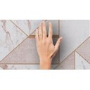 Ver imagem 5 de Papel de Parede Geométrico Imitação de Mármore - Pp408-1 Rolo de 5m2