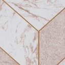 Ver mais imagens de Papel de Parede Geométrico Imitação de Mármore - Pp408-1 Rolo de 5m2