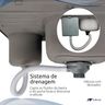 Cuba Dupla Cozinha Gourmet Com Acessórios Lixeira Inox 201 e Porta Facas - Tubrax - 5
