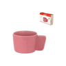 Conjunto 6 Xícaras Cha Porcelana 180ml Willow Rosa Hauskraft - 3