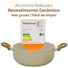 Caçarola Antiaderente Revestimento Cerâmica 20cm Vanilla Sahara - Casambiente - 2
