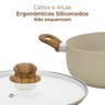 Caçarola Antiaderente Revestimento Cerâmica 20cm Vanilla Sahara - Casambiente - 3