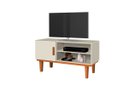 Ver imagem 3 de Rack Denver C/ Prateleira e Nicho:off-white/canela