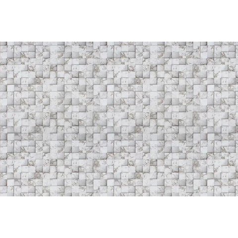 Papel de Parede Imitação de Mármore Geométrico - Pp348 Rolo de 16m2