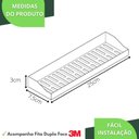 Ver imagem 3 de Porta Shampoo Adesivo sem Furar Parede Branco Df