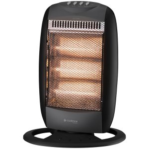 Aquecedor Elétrico Halógeno 1200w 127v Preto Mercury Cadence