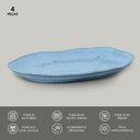 Ver imagem 3 de CONJUNTO C/ 4 TRAVESSAS OVAL RASA MÉDIA BIO BREEZE 30x20 CM