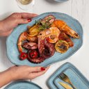 Ver imagem 2 de CONJUNTO C/ 4 TRAVESSAS OVAL RASA MÉDIA BIO BREEZE 30x20 CM