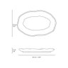 CONJUNTO C/ 4 TRAVESSAS OVAL RASA MÉDIA BIO BREEZE 30x20 CM - 6