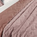 Ver imagem 4 de Kit Cobre Leito Colcha Adele Queen Dupla Face Micropercal