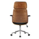 Ver mais imagens de Kit 2 Cadeira de Escritório Home Office Decorativas Casemiro Pu C/regulagem de Altura Base Giratória